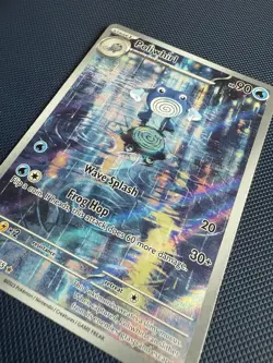 Poliwhirl 151 Pokemon TCG 2023 Scarlet & Violet Card 176/165 illustration rare - Image 3