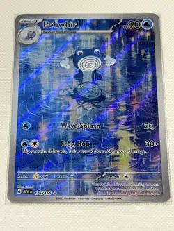 Poliwhirl 151 Illustration Rare Pokemon TCG 2023 Scarlet & Violet Card 176/165 - Image 1