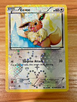 Pokemon TCG Eevee Holo RC14/RC25, Legendary Treasures Radiant Collection - LP - Image 1