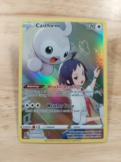 Castform TG11/TG30 Lost Origin Trainer Gallery Ultra Rare Pokemon Card - Image 1