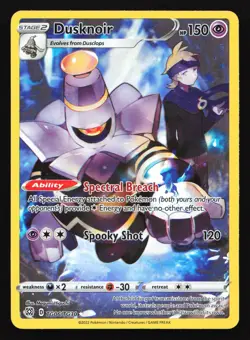 Dusknoir TG06 SWSH09: Brilliant Stars Trainer Gallery Ultra Rare Pokemon Card - Image 1
