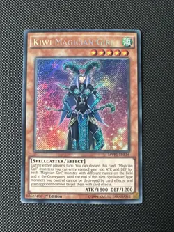 MVP1-ENS16 Kiwi Magician Girl Secret Rare GERMAN 1st Edition NM Yugioh Card - Image 1