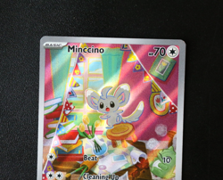 Pokemon Card TCG - Minccino 182/162 - Temporal Forces - Illustration Rare - NM ⭐ - Image 2