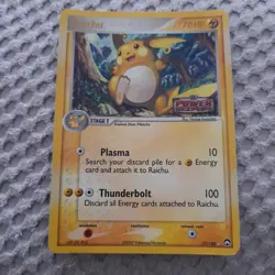 Raichu 12/108 Power Keepers Rare Pokemon Card 2007 - Image 1