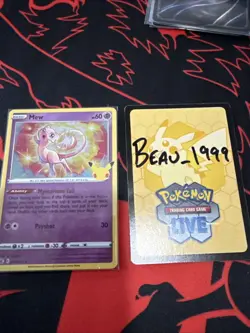 Pokemon TCG Mew Celebrations Holo Rare Card 011/025 Near Mint/Mint Condition - Image 1