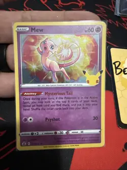 Pokemon TCG Mew Celebrations Holo Rare Card 011/025 Near Mint/Mint Condition - Image 2