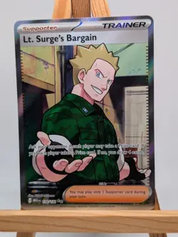 Pokemon TCG Lt. Surge’s Bargain 170/132 Mega Evolutions - Image 1