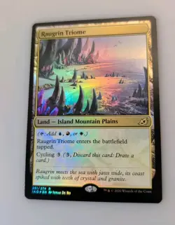 MTG Raugrin Triome Foil NM Ikoria: Lair of Behemoths - Image 1