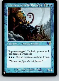 Aboshan, Cephalid Emperor - The List (Odyssey) - ODY-58 - Regular - NM - MTG - Image 1