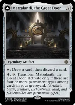 MTG - Matzalantli, the Great Door - LCI 0256 - Lost Caverns of Ixalan - Rare - Image 1