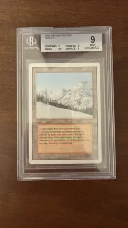 Taiga Revised MTG Dual Land BGS 9 Mint Condition - Image 1