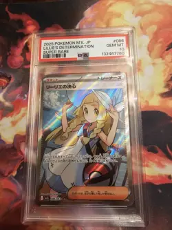 PSA 10 Lillie's Determination SR 086/063 Mega Brave M1L Pokemon Card Japanese NM - Image 1