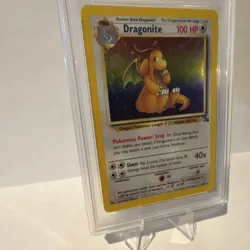 Pokemon TCG Dragonite Fossil Holo Rare 4/62 PSA 5 1999 - Image 4