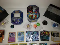 Pokemon Collection Lot With Rares & Holos, Accessories Dice Sleeves Coins VMAX - Image 5