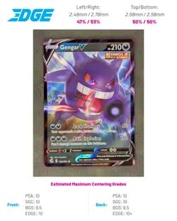 Gengar V 156/264 Pokemon TCG Ultra Rare SWSH08: Fusion Strike Near Mint - Image 1