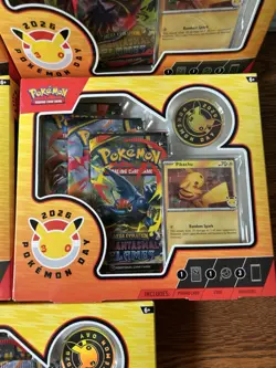 Lot Of 5 - Pokemon Day 2026 Collection 30th Anniversary Promo W/ Coin - IN HAND - Image 3