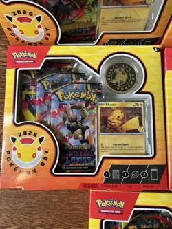 Lot Of 5 - Pokemon Day 2026 Collection 30th Anniversary Promo W/ Coin - IN HAND - Image 4