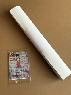 Monkey.D.Luffy One Piece US Voyage Rutgers Basketball Sealed Card and Poster - Image 4