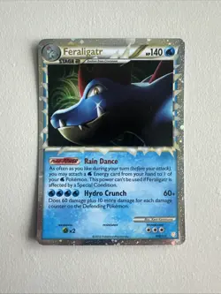 Feraligatr PRIME Pokemon TCG Heartgold Soulsilver 108/123 LP - Image 1