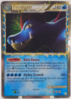 Feraligatr Holo 2010 Pokemon HeartGold & SoulSilver #108 - Image 1