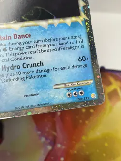 Feraligatr PRIME Pokemon TCG Heartgold Soulsilver 108/123 Lightly Played - Image 2