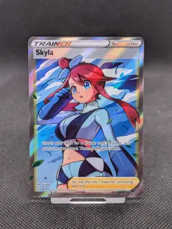 Pokemon card Skyla 072/072 Shining Fates Full Art Holo MINT! - Image 1