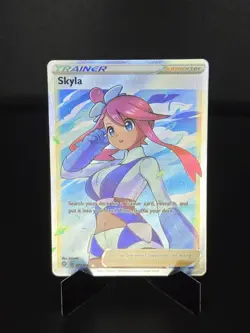 Skyla 072/072 full art shining fates trainer pokemon card - Image 1