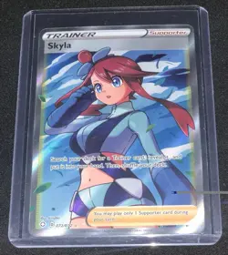 Skyla Shining Fates ⭐Ultra Rare⭐ Pokemon Trainer Card 072/072 NM 🔥 - Image 1