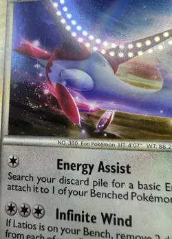 Pokemon TCG PSA 8 Latias Cosmos Promo Holo 2010 HGSS10 *SWIRL* - Image 2