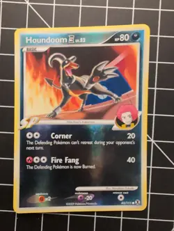 Pokemon Houndoom 65/111 Reverse Holo Rising Rivals LP - Image 1