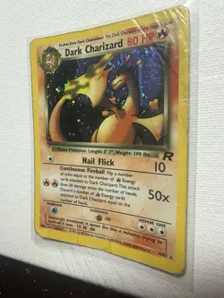 Dark Charizard - 4/82 - Pokemon Team Rocket Unlimited Holo Rare Card Damaged - Image 2