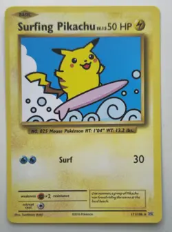 💥Surfing Pikachu 111/108 Secret Rare - Pokemon TCG XY: Evolutions - Regular - Image 1