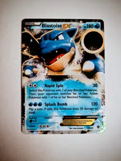 Blastoise EX 29/146 XY Base Set Ultra Rare Pokemon Card TCG. Lightly Played - Image 1