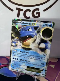 Pokemon TCG Blastoise EX Holo Ultra Rare Card 29/146 XY Base Set 2014 - Image 2