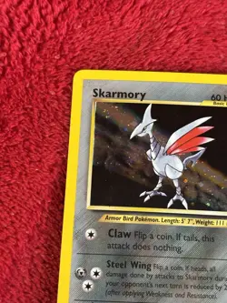 Skarmory 13/111 Neo Genesis Holo Wotc Pokemon Card Lp - Image 2
