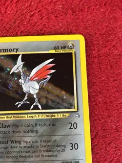 Skarmory 13/111 Neo Genesis Holo Wotc Pokemon Card Lp - Image 3