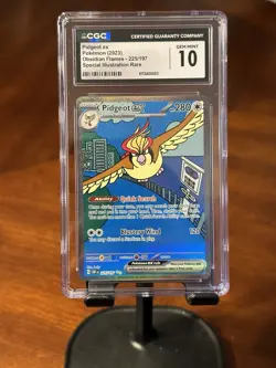 Pidgeot Ex 225/197 - Obsidian Flames - Gem Mint 10 Pokemon Card TCG CGC - Image 1