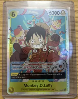 Monkey.D.Luffy OP07-109 SR 500 Years in the Future One Piece Card Game - Image 1