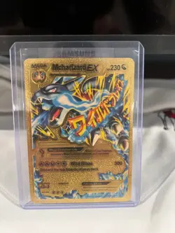 Pokemon Mega Mcharizard EX Gold Card 230 Hp - Image 1