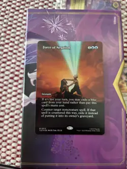 Force of Negation Borderless MTG Avatar: The Last Airbender foil card - Image 1