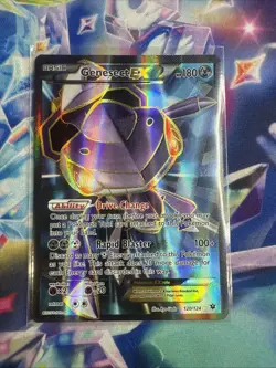 Genesect EX 120/124 XY Fates Collide Holo Ultra Rare Full Art Pokemon Card M/NM - Image 1