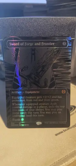 Sword of Forge and Frontier (Oil Slick Raised Foil) Phyrexia: All Will Be One - Image 1