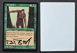 Signed MTG Magic Brom Artist Proof _ Portal 2 Second Age _ SYLVAN YETI _ 1/50! - Image 1