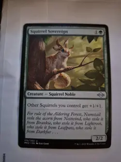 Magic The Gathering TM Squirrel Sovereign 175/303 (C) - Image 1