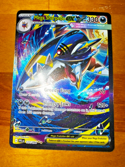 Mega Sharpedo ex 127/094 Special Illustration SIR Pokemon Phantasmal Flames NM1 - Image 1
