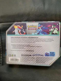Meowscarada ex Paldea Partners Tin - Pokemon TCG - Sealed! - Image 3