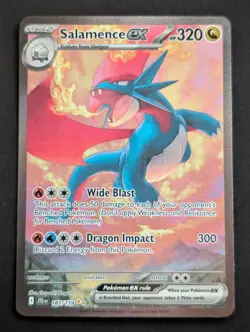 Salamence Ex 187/159 Pokemon Journey Together Special Illustration Rare NM - Image 4