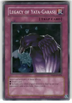 Legacy of Yata-Garasu (Secret Rare) Premium Pack 1 Super Rare Yugioh MP - Image 1