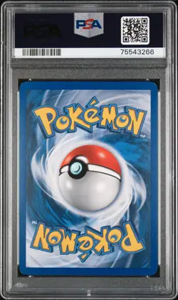 2005 POKEMON EX EMERALD #5 GROUDON-REVERSE FOIL PSA 8 - Image 2