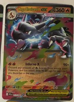 Pokemon Illustration Rare’s, 1SIR, 3Full Arts And 2Mega Charizard Lot Of 8 Cards - Image 3
